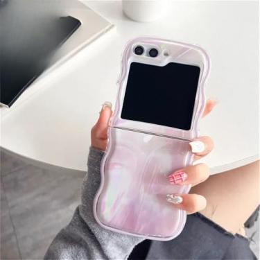 Imagem de Suporte amor coração suporte de mármore à prova de choque para samsung galaxy z flip 3 4 5 flip4 flip5 5g capa fofa, pinkxc, para zflip3