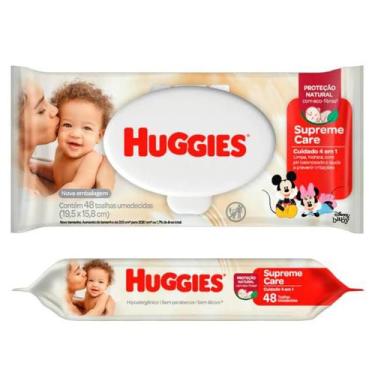 Imagem de Lenço umedecido huggies supreme care 48 unidades