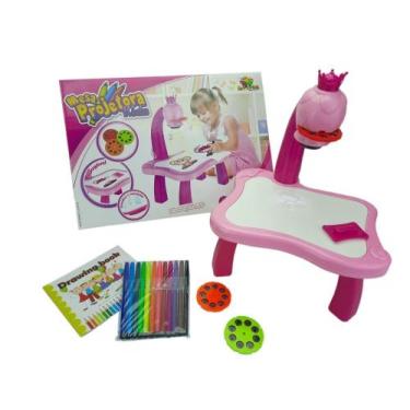 Imagem de Mesa Projetora Mágica de Imagens Rosa Kids - Art Brink