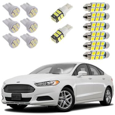 Imagem de Kit De Lampada Led Ford Fusion 06-11 Teto Placa Ré - BR18