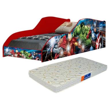 Imagem de Mini Cama Infantil com Colchão Vingadores - Loja Tigo, Cama Juvenil Vi