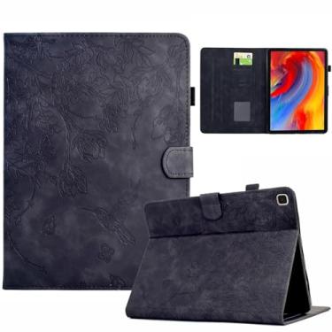 Imagem de Compatível com Samsung Galaxy Tab S6 Lite Case 2024/2022/2020 Modelo SM-P610/P613/P615/P619 Capa Slim Premium Couro Business Folio Stand Capa Protetora Capa Shell Múltiplos Ângulos de Visão Capa(Black