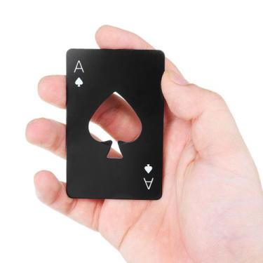 Imagem de Abridor Garrafas Ás De Espada Luxo Carta Baralho Aço - XM-31397 - Cent