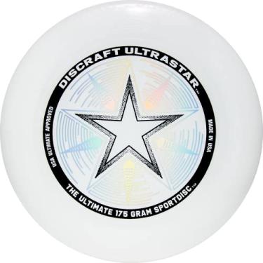 Imagem de Disco de frisbee Discraft Ultrastar, branco, 175 gramas