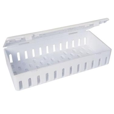 Imagem de Estojo para Esterilização de Instrumentais Steribox 3 Branca Prisma