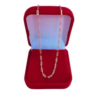 Imagem de Corrente Masculina Infantil 50cm Banhado a Ouro - Crislu Jóias E Perso