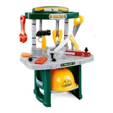 Imagem de Kit Ferramentas Infantil Oficina 54 Peças Com Bancada - Importway