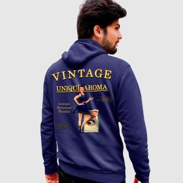 Imagem de Blusa Moletom Genuine Grit Masculina Estampada Algodão 30.1 Vintage, M