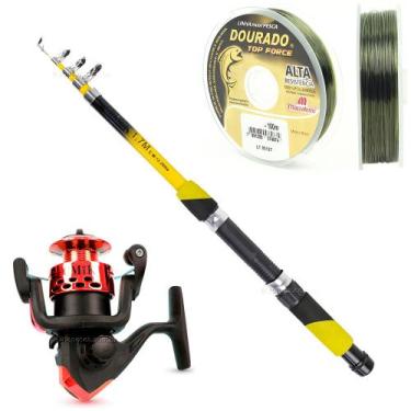 Imagem de Conjunto De Pesca Vara Telescópica + Molinete e Linha (Ref. 16) - Life