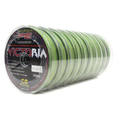 Imagem de Kit 10 Linhas Multifilamento Maruri Victoria 0,34mm 48lbs/21,8kg (10x 