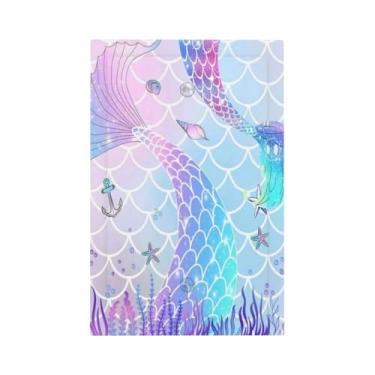 Imagem de Receptáculo em branco decorativo de 1 gangue sem dispositivo, placa de parede colorida, fofa, infantil, meninas, roxo, rosa, cauda de sereia, tema de escama de peixe, interruptor de luz, tamanho