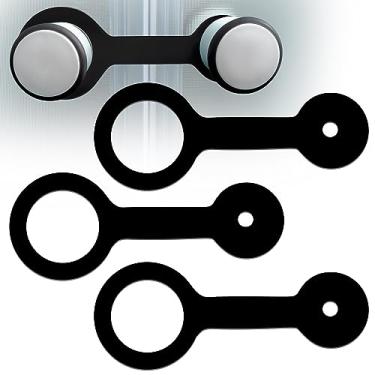 Imagem de Barydat 4 peças de travas de porta de RV para chuveiro, correias de trinco de viagem, trailer, campista, fecho, banheiro, 11 cm, alça de trava de porta segura longa e segura, acessórios de acampamento para trailers de viagem