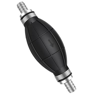 Imagem de Bomba de combustível manual de 8 mm, bomba de combustível de borracha preta, 5/40.6 cm, linha de combustível, transferência manual, vácuo, gasolina, gasolina, diesel, primer para barco, carro e