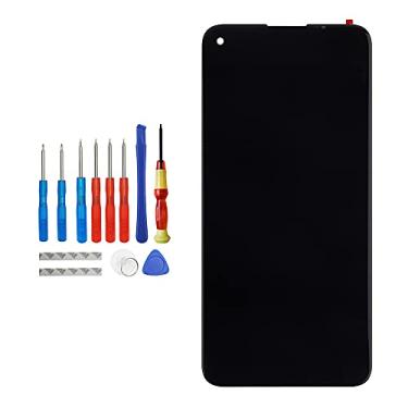 Imagem de Vvsialeek Tela LCD de substituição compatível com Samsung Galaxy M11 M115F SM-M115F 16.3 cm polegadas LCD digitalizador Touch Screen Assembly com kit de ferramentas (preto)