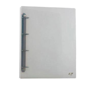 Imagem de Kit 5 Fichários 4 Argolas Cristal Universitário 1042 265x342x40 Acp
