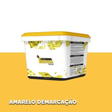 Imagem de Tinta Viaria Base Agua Incovia - 3,6l, AMARELO