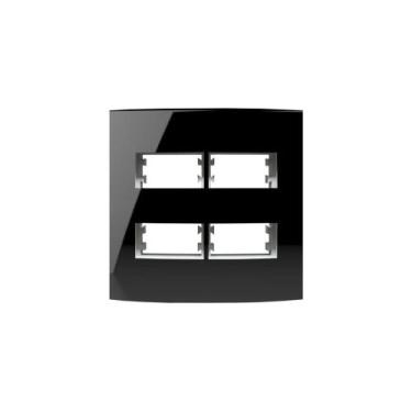 Imagem de Placa 4X4 4MOD DIST COM SUP INOVA PRO CLASS BLACK P - Alumbra