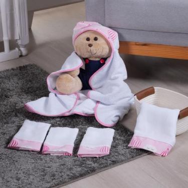 Imagem de Kit fraldinha e toalha capuz bebê maternidade - Monzillo Baby & Kids, 