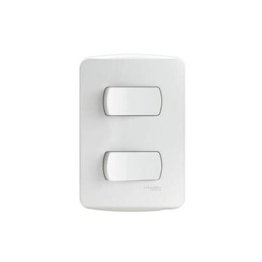 Imagem de Conjunto Montado 1 Interruptor Simples E 1 Paralelo S3B62090 Branco Mi