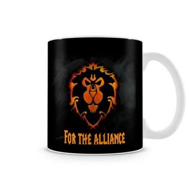 Imagem de Caneca World Of Warcraft Aliança - Starnerd