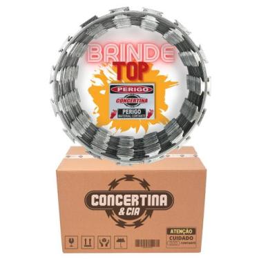 Imagem de Concertina Rolo 30 Cm Para 10 Metros A Melhor - 123SEG