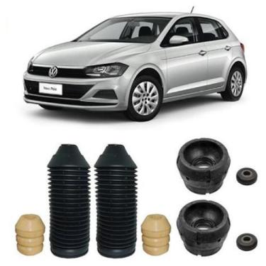 Imagem de Kit Coxim Rolamento Batente Dianteiro Polo 2016 2017 2018 - Auto Flex