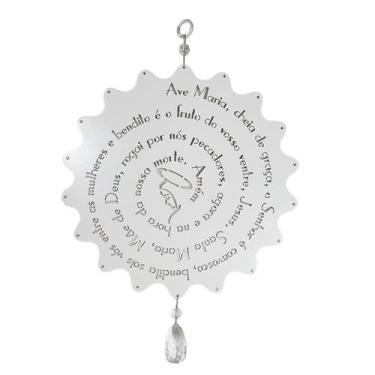 Imagem de Placa Redonda Da Ave Maria - Meu Santo É Forte!