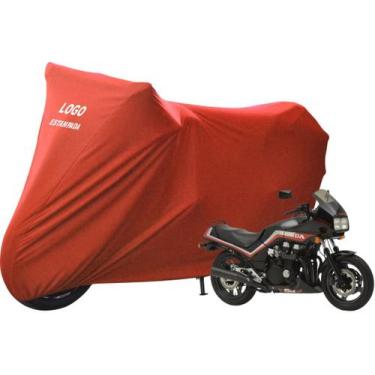 Imagem de Capa Moto Honda Cb750 Four Cbx750 7 Galo De Tecido Lycra - Mz, Vermelh