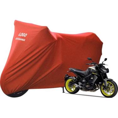 Imagem de Capa De Moto Yamaha MT 09 Sob Medida Com Logo - Mz, Vermelha