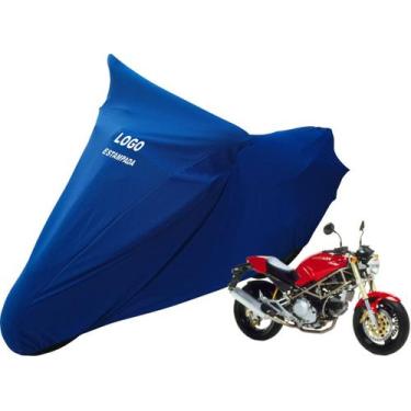 Imagem de Capa De Cobrir Moto Ducati Monster 900CC Luxo - Mz, Azul