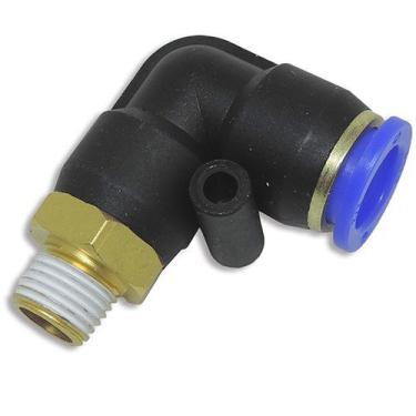 Imagem de Kit 5 Cotovelos Engate Rápido Mercedes Plastico Macho Giratorio 1/2 X 