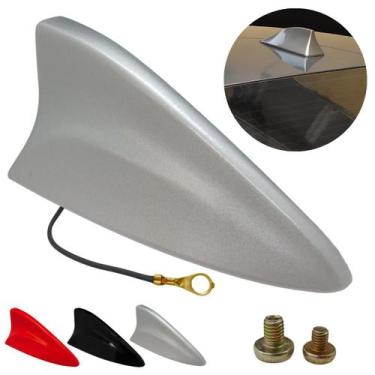 Imagem de Antena Tubarao Automotiva shark carro enfeite esportiva receptiva AM F