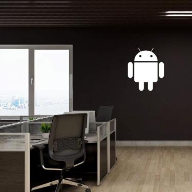 Imagem de Adesivo de Parede Logo Android Loja de Celular Informática - Kanto Sto