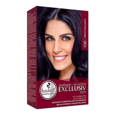 Imagem de Tonalizante Excllusiv Tom Preto Azulado 100 - Haskell