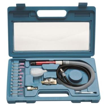 Imagem de Mini Retífica Esmeril De Ar Pneumática Com 16 Acessórios - Gudcraft