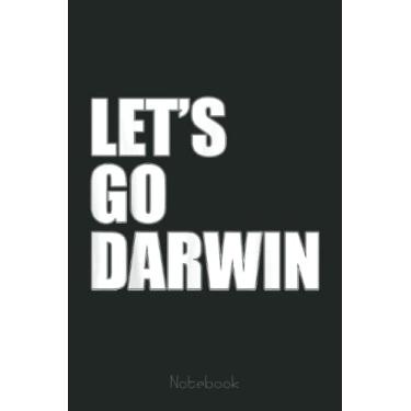 Imagem de Let's Go Darwin Lets Go Brandon Patriot Vaccine Mandate Text Notebook: Trump Notebook & Journal Funny Donald Trump Supporter Gag Gift 6x9 110 Page For Anniversary & Birthday And Daily Notes