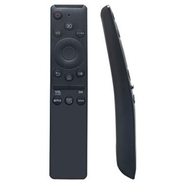 Imagem de BN59-01310A Controle remoto substituto compatível com Samsung TV UN58RU7100 UN55RU7100 UN50RU7100 UN49RU7100 UN43RU7100 UN75RU7100 UN65RU7100 com botão de vídeo Netflix Prime