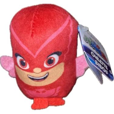 Imagem de Just Play PJ Masks Owlette Bibou The Red Masked Mini 3" Plushie Collectible Collect All Three!