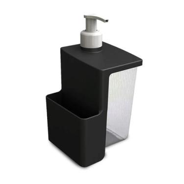 Imagem de Porta Detergente com Válvula 500ml Suporte Esponja Bucha de Louça - MB