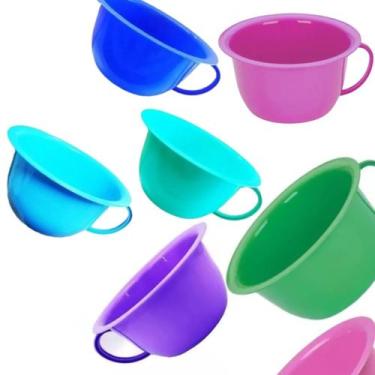 Imagem de Kit 3 Urinol Adulto Infantil De Plástico Utilidade Pinico viagem - Lar