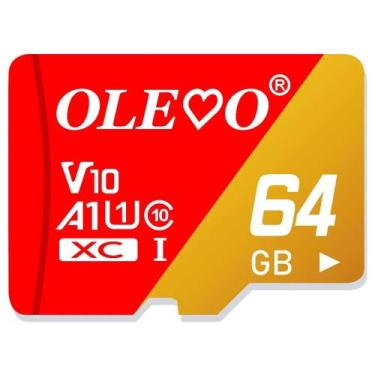Imagem de Micro Sd 64gb, Olevo, Classe 10, Para Câmeras, Dvr, Celular.