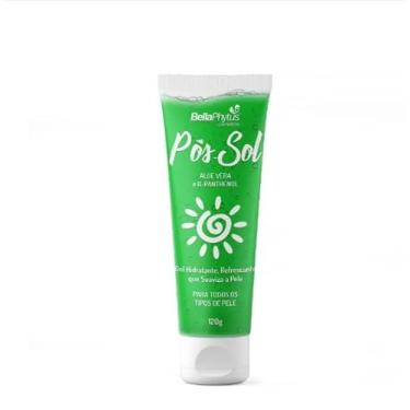 Imagem de Gel Hidratante Pós-Sol BellaPhytus, Aloe Vera e Pantenol, 120g