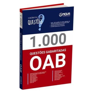 Imagem de Livro 1.000 Questões Gabaritadas da OAB - Nova Concursos