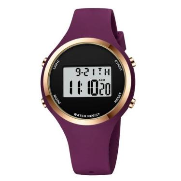 Imagem de Relógio Digital Esportivo XCZAP - LED, à Prova d'Água 30m - Feminino