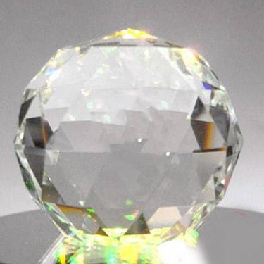 Imagem de Bola de cristal multifacetada 3 cm de mesa - Artesanal