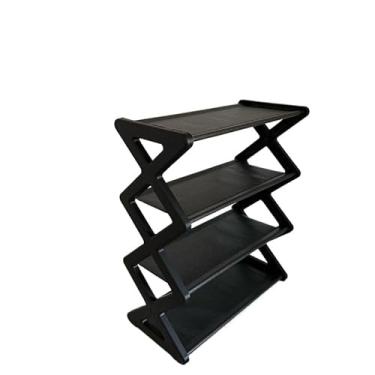 Imagem de Sapateira 4/5 andares Organizador de Sapatos Tenis 8 Pares Desmontavel sapateira hall de entrada estante organizadora (1*/4 andar)