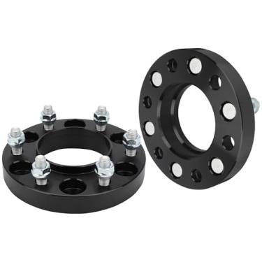 Imagem de BRTEC Adaptador de roda de 6 x 5,5 cm de espessura M12 x 1,5 pinos 93,1 mm furo 6 x 139,7 mm espaçadores de roda para Ford Bronco 2021-2023 / Ranger 2013-2022 2 peças