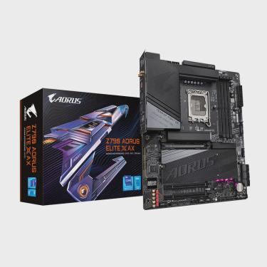 Imagem de Placa Mae Gigabyte Intel Z790 Aorus Elite X ax Matx Wi-FI 4XDDR5 Max 192GB