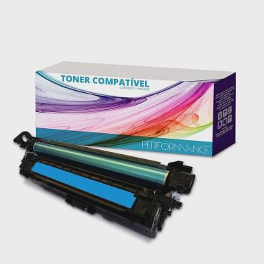 Imagem de Toner Tankfull Para hp CE251A Ciano 504A - hp CP3525 CP3525DN CM3530 para 7.000 páginas