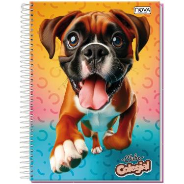 Imagem de Caderno Espiral Capa Dura Universitário 10 Matérias 160 Folhas Nova Cadernos Pautado